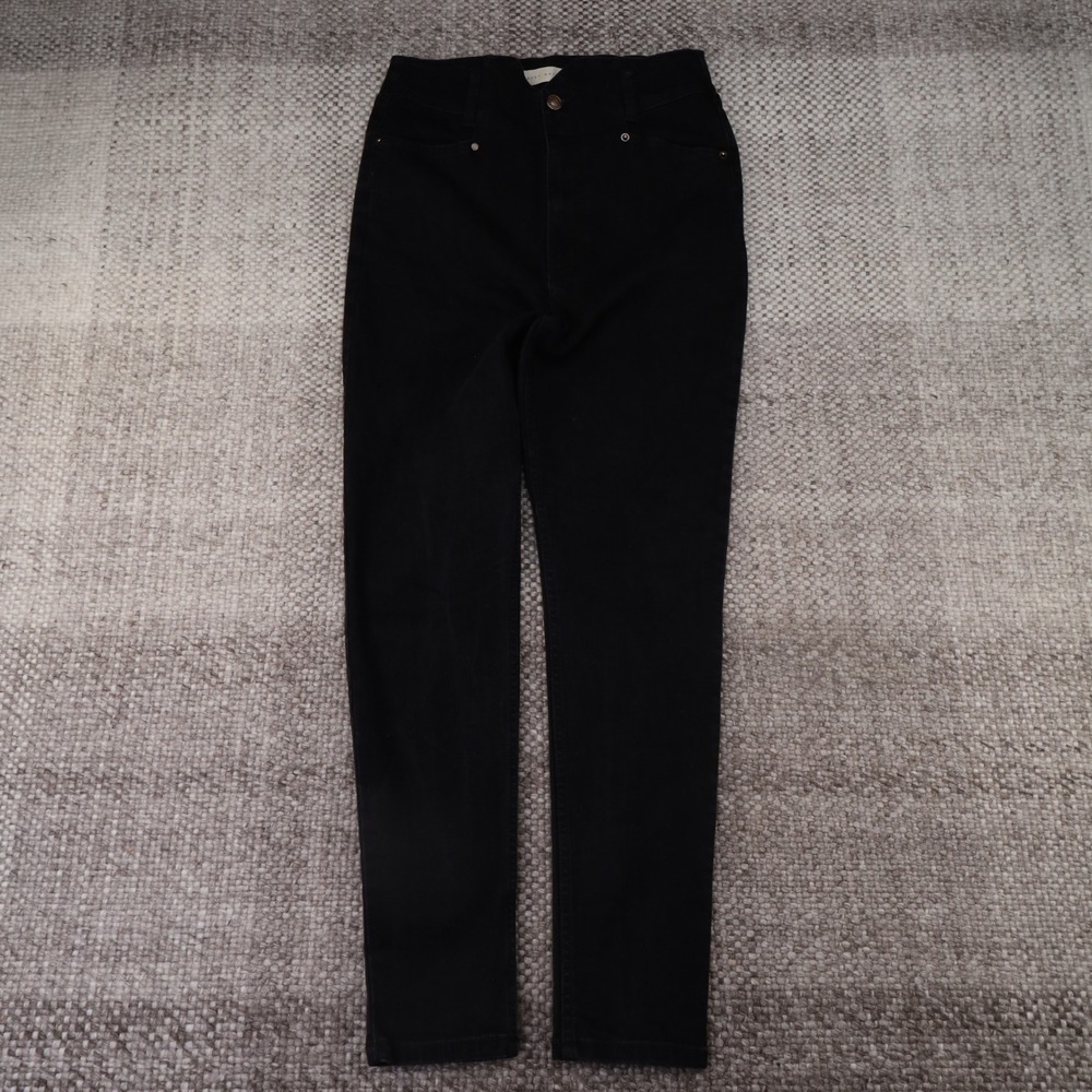 Happy Nature Corset Skinny Jeans Women 29 Black Ultra High Rise Stretch Denim